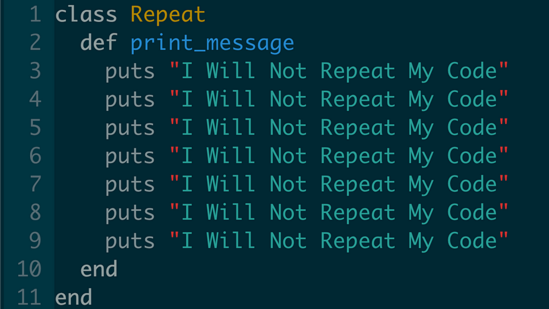 Dont Repeat Yourself (DRY) Prensibi